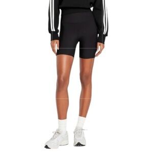 Old Navy Women's Power Soft Active High Rise Black Bike Shorts Go Dry S Tall